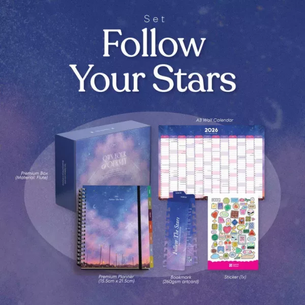 [PREORDER] Premium Planner 2026 - Follow Your Stars